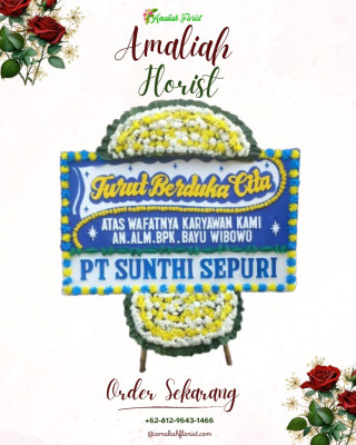 Papan Bunga Duka di Wara Timur
